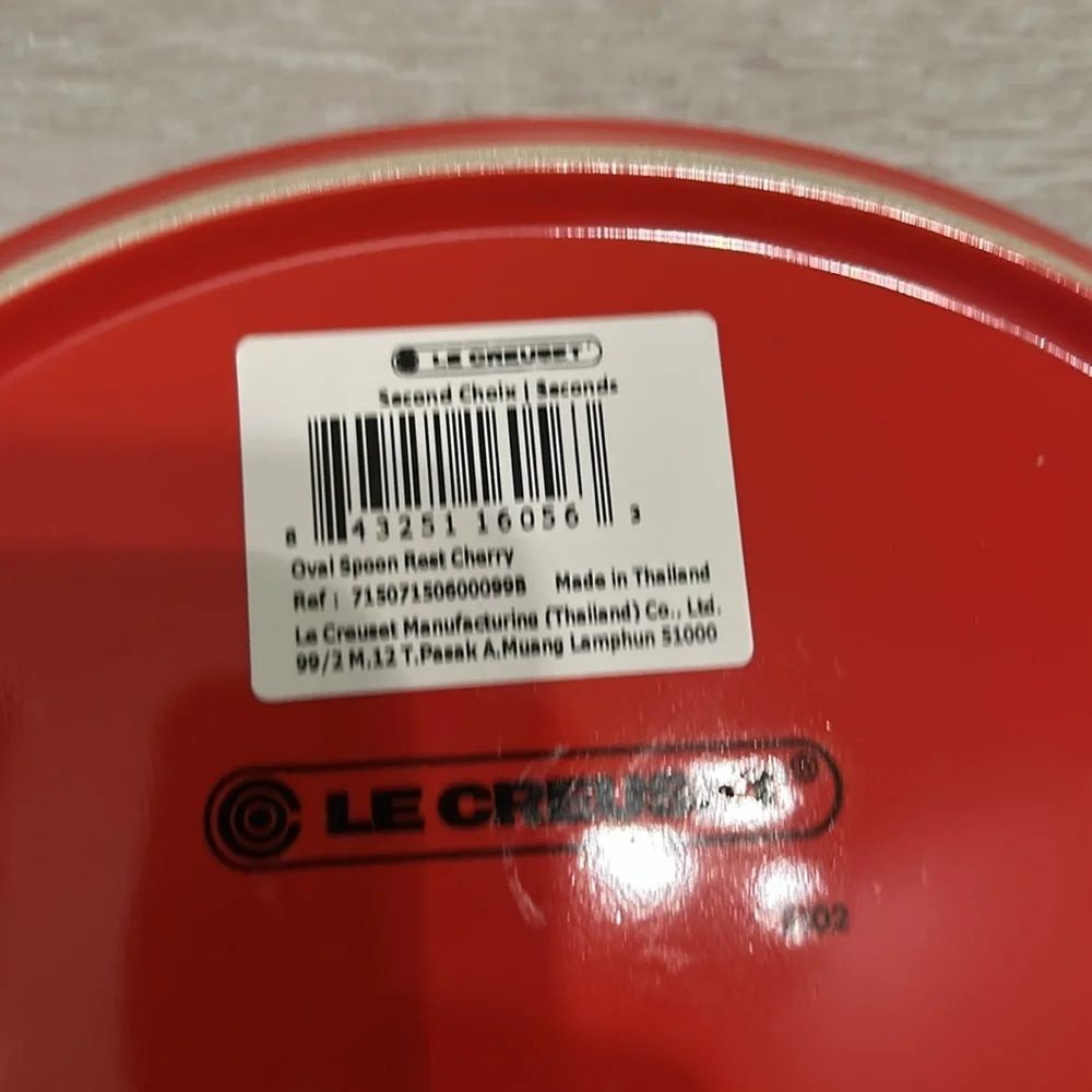 Le Creuset bright red